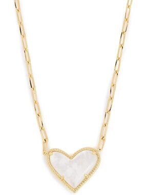 Heart Pendant Necklace | Statement Jewelry | Short Chain | Elegant Gift Idea